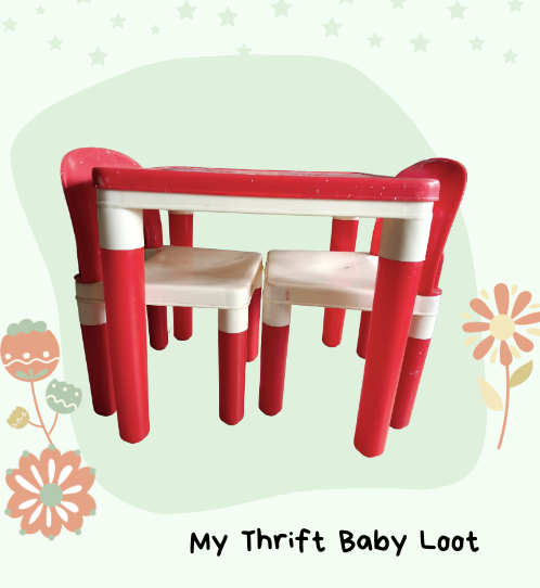 Preloved kids lego table chairs ( Mumbai )